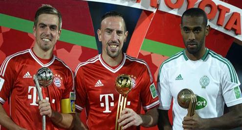 جوائز مونديال الأندية: ريبيري الأفضل وياجور الثالث.. ولام اللاعب المثالي